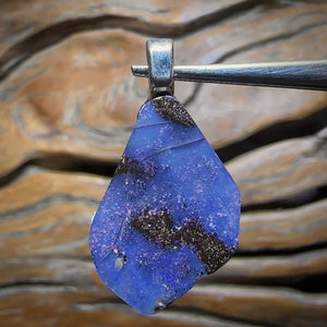 Solid Queensland Boulder Opal Unisex Pendant HALF PRICE BARGAIN