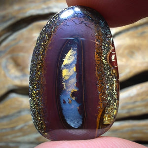 40,5 Karat – Yowah-Nuss mit Kristallkern-Opal. Australischer Boulder-Opal