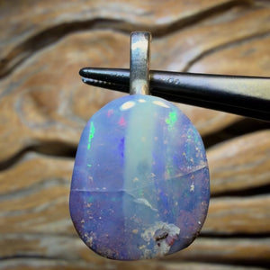 📣 OPALFEST 🔨 AUCTION 🔨 No Reserve 24.1cts - Solid Queensland Boulder Opal Pendant