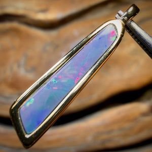 Sterling Silver - Queensland Boulder Opal Doublet Pendant