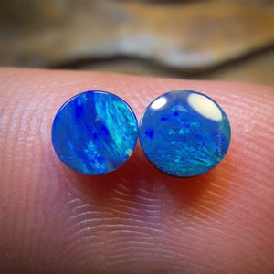 Wildcard! 0.87cts - Australian Boulder Opal Doublet Pair