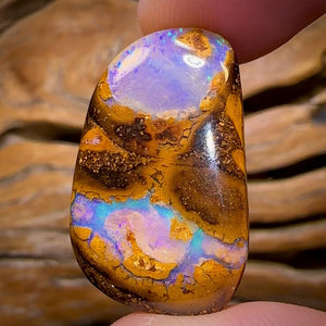 26.1cts - Rare Yowah Nut Double Crystal Centre Opal