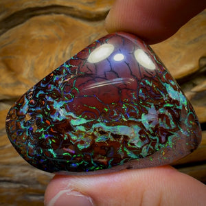 197.1cts - “Dragon Heart” — Double-Sided Masterpiece Australian Boulder Opal from Koroit