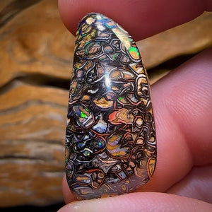 49.3cts - Thick, Chunky Tribal Magic Australian Boulder Opal from Koroit