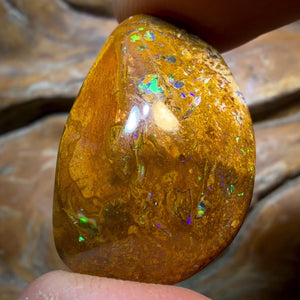 Wild Card! 30.3cts - Tribal Yowah Nut Opal. Australian Opal