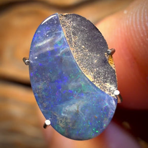 🔨 AUCTION 🔨 1.8cts - Australian Boulder Opal Doublet. RECUTTERS DELIGHT