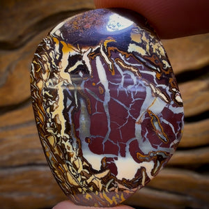 39.3cts - “Birth Of Creation” Tribal Australian Boulder Opal from Koroit