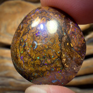 32.4cts - Yowah Nut Tribal Opal. Australian Boulder Opal