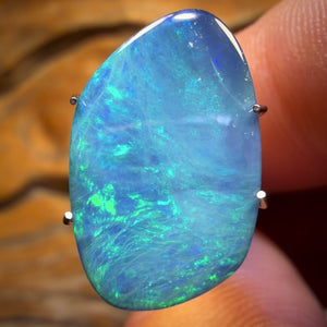 4,1 carats - doublet d'opale boulder australienne