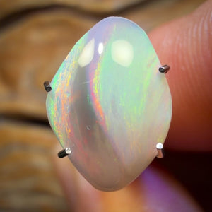 Bargain Card! 1.6cts - South Australian White Opal Picture Stone from Coober Pedy