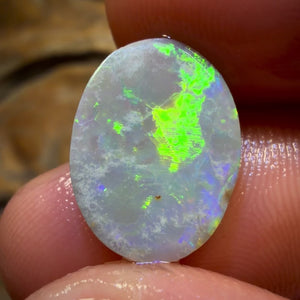 Bargain Card! 11.1cts - Lightning Ridge Dark Opal Rub