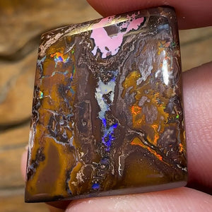 25.2cts - Australian Boulder Opal TRIBAL