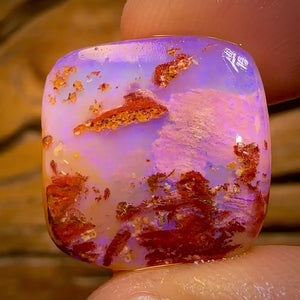 16.6cts - Boulder Pipe Opal Rub. Australian Opal
