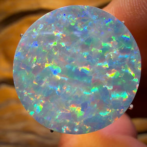 10.8cts - Big Australian Boulder Opal Doublet Old School Magic Pattern See Video