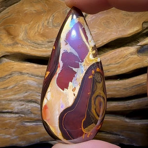 98.6cts - Large “Teardrop Landscape” Queensland Boulder Opal