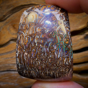 269.9cts - Huge Artistic Tribal Australian Boulder Opal from Yowah