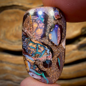 Wild Card Cluster Card! 23.8cts - Tribal Australian Boulder Opal from Yowah