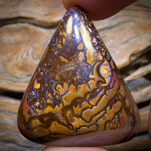 124.5cts - Tribal Australian Boulder Opal from Yowah