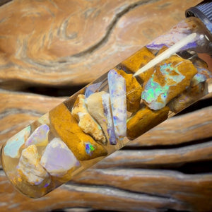 42cts - Vial of Yowah Opal Rough w/ Fossil Opal