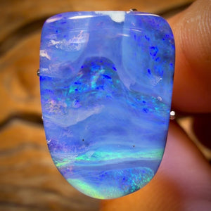8.3cts - Awesome Waterscape Queensland Boulder Seam Opal