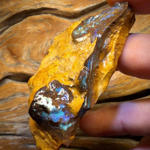 285cts - Yowah Opal Rohstück. Biskuitband