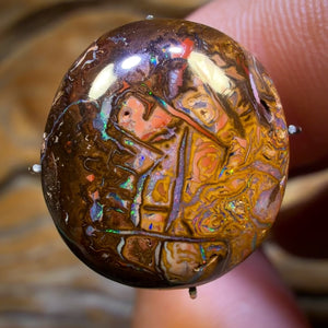 TGIF 11.2cts - Cool Tribal Yowah Nut Opal. Australian Opal