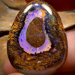 66.7cts - Yowah Nut Crystal Centre Opal. Australian Boulder Opal