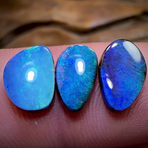 🔒 6.1cts - 3x Quality Australian Boulder Seam Opal Parcel