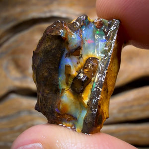 47.1cts - Partial Yowah Nut Crystal Centre Opal Rough Piece