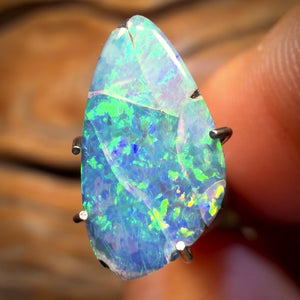 🔨 AUCTION 🔨 No Reserve 1.7cts - Australian Boulder Opal Doublet. RECUTTERS DELIGHT