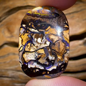 🔨 AUCTION 🔨 15.7cts - Great Tribal Queensland Boulder Opal from Koroit