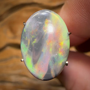 Auction Fall-Through = Your Gain! 🔥 Now More Than 50% Off RRP 🚨 3.55cts - Amazing Lightning Ridge Black Opal With Orange