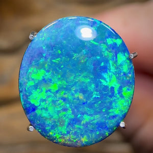 2.4cts - Lightning Ridge Black Opal Doublet Old Collection Piece