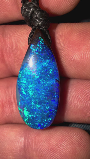 Isaac’s Choice for London Trip - solid Opal Top Boulder  Drilled Pendant