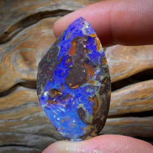 HDW 121.9cts - Tribal Yowah Nut Opal Rough Rub