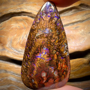 131.4cts - Tribal Yowah Nut Opal. Australian Opal Double Sided Picture stone