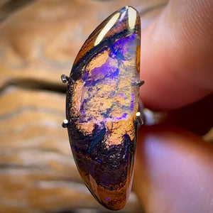 4.5cts - “Rockpool Kernel” RARE Yowah Nut Crystal Centre Opal