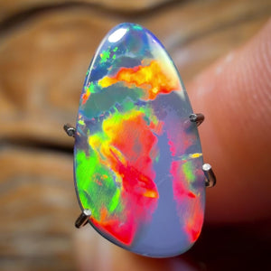 2.2cts - Wow As Good as Red Gets Top Australian Boulder Opal Doublet