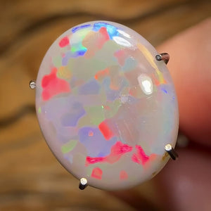 2.55cts - ‘Red Camo’ GEM Lightning Ridge Dark Opal