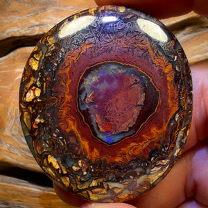 Aren’t you glad you stayed to the end card! 150.7cts - Yowah Nut Tribal / Crystal Centre Opal