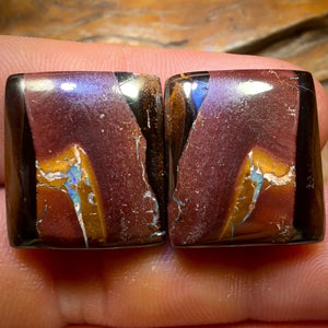 Wild card! 48.1cts - Queensland Boulder Opal Pair from Yowah
