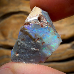 9.4cts - Lightning Ridge Dark Opal Rough Piece