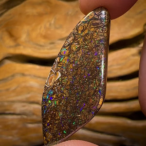 22.6cts - Tight Tribal Yowah Nut Opal. Australian Opal