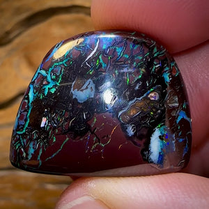 53.1cts - Tribal Queensland Boulder Opal Wonderful Picture Stone from Koroit