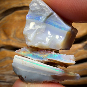 63,7ct - 3x Lightning Ridge Opal Rohpaket