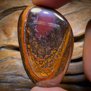 114.1cts - Tribal Yowah Nut Opal. Australian Opal