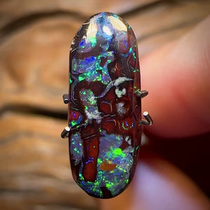 3.35cts - Amazing Pattern Queensland Boulder Opal. Australian Opal