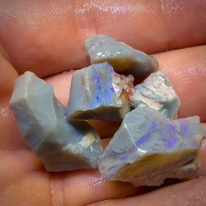 59.4cts - 4x Lightning Ridge Opal Rough Parcel