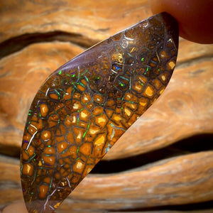 38cts - ‘Green Honey’ Tribal Australian Boulder Opal from Yowah