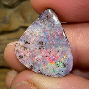 Australian 9.25cts - “Big Bargain Red” Solid QLD Boulder Opal